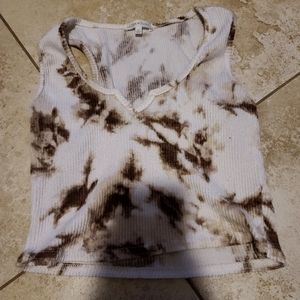 Ultra flirt cow print top